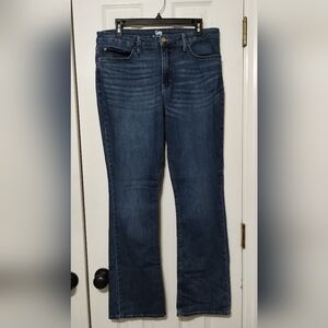 Lee Women's Size 14 Dark Blue Boot Cut Jeans